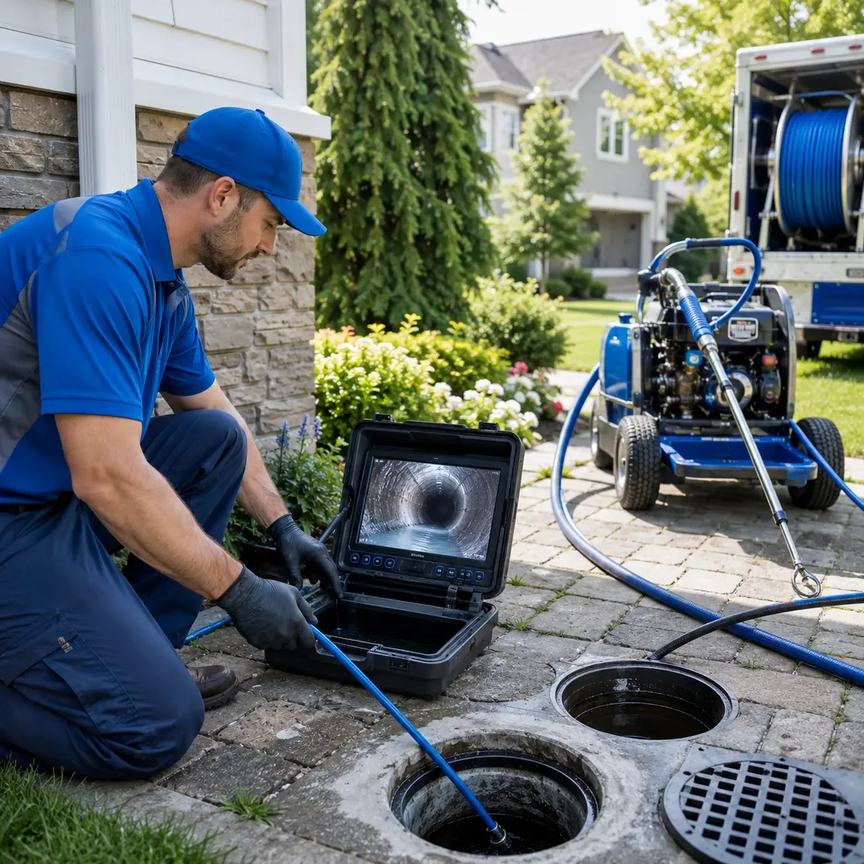 Outdoor drain cleaning professionals serving Kinsale, VA